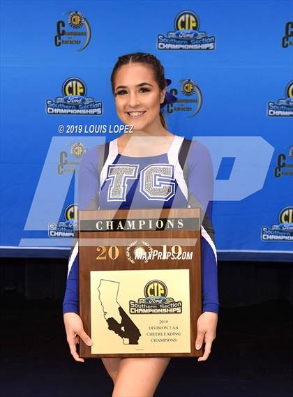 Thumbnail 1 in Temescal Canyon and Sierra Vista (CIF SS DIV 2AA Cheerleading Award Photos) photogallery.