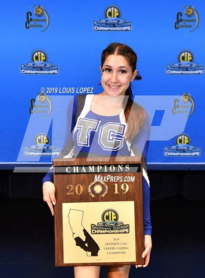 Thumbnail 3 in Temescal Canyon and Sierra Vista (CIF SS DIV 2AA Cheerleading Award Photos) photogallery.