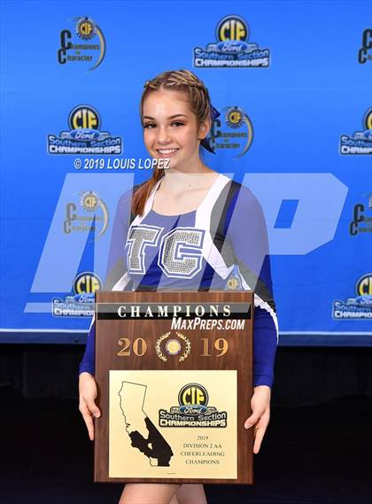 Thumbnail 3 in Temescal Canyon and Sierra Vista (CIF SS DIV 2AA Cheerleading Award Photos) photogallery.