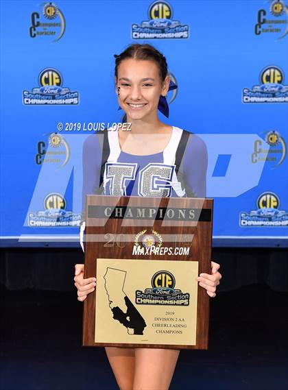 Thumbnail 3 in Temescal Canyon and Sierra Vista (CIF SS DIV 2AA Cheerleading Award Photos) photogallery.