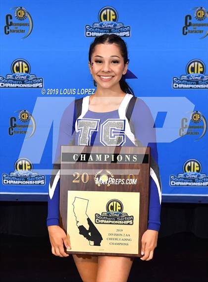 Thumbnail 2 in Temescal Canyon and Sierra Vista (CIF SS DIV 2AA Cheerleading Award Photos) photogallery.
