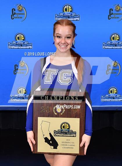 Thumbnail 3 in Temescal Canyon and Sierra Vista (CIF SS DIV 2AA Cheerleading Award Photos) photogallery.