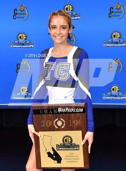 Thumbnail 3 in Temescal Canyon and Sierra Vista (CIF SS DIV 2AA Cheerleading Award Photos) photogallery.