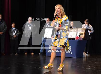 Thumbnail 2 in Temescal Canyon and Sierra Vista (CIF SS DIV 2AA Cheerleading Award Photos) photogallery.