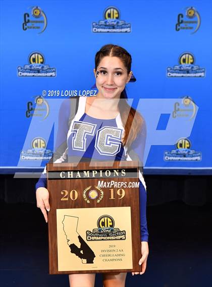 Thumbnail 2 in Temescal Canyon and Sierra Vista (CIF SS DIV 2AA Cheerleading Award Photos) photogallery.