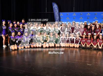 Thumbnail 1 in Temescal Canyon and Sierra Vista (CIF SS DIV 2AA Cheerleading Award Photos) photogallery.