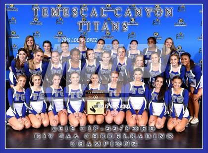 Thumbnail 1 in Temescal Canyon and Sierra Vista (CIF SS DIV 2AA Cheerleading Award Photos) photogallery.
