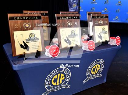 Thumbnail 1 in Temescal Canyon and Sierra Vista (CIF SS DIV 2AA Cheerleading Award Photos) photogallery.