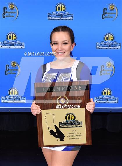 Thumbnail 3 in Temescal Canyon and Sierra Vista (CIF SS DIV 2AA Cheerleading Award Photos) photogallery.