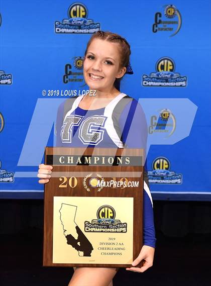 Thumbnail 3 in Temescal Canyon and Sierra Vista (CIF SS DIV 2AA Cheerleading Award Photos) photogallery.