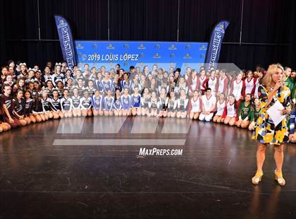 Thumbnail 2 in Temescal Canyon and Sierra Vista (CIF SS DIV 2AA Cheerleading Award Photos) photogallery.