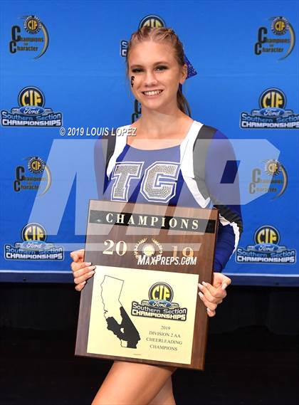 Thumbnail 3 in Temescal Canyon and Sierra Vista (CIF SS DIV 2AA Cheerleading Award Photos) photogallery.
