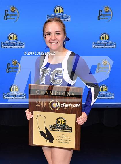 Thumbnail 3 in Temescal Canyon and Sierra Vista (CIF SS DIV 2AA Cheerleading Award Photos) photogallery.