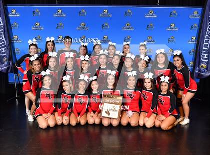 Thumbnail 2 in Temescal Canyon and Sierra Vista (CIF SS DIV 2AA Cheerleading Award Photos) photogallery.