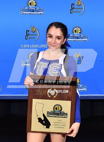 Thumbnail 3 in Temescal Canyon and Sierra Vista (CIF SS DIV 2AA Cheerleading Award Photos) photogallery.