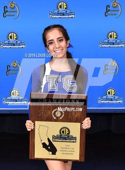 Thumbnail 3 in Temescal Canyon and Sierra Vista (CIF SS DIV 2AA Cheerleading Award Photos) photogallery.