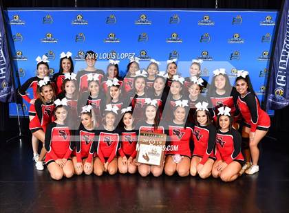 Thumbnail 1 in Temescal Canyon and Sierra Vista (CIF SS DIV 2AA Cheerleading Award Photos) photogallery.
