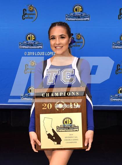 Thumbnail 2 in Temescal Canyon and Sierra Vista (CIF SS DIV 2AA Cheerleading Award Photos) photogallery.