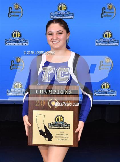 Thumbnail 3 in Temescal Canyon and Sierra Vista (CIF SS DIV 2AA Cheerleading Award Photos) photogallery.