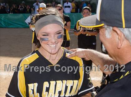 Thumbnail 3 in El Capitan vs Santana (CIF SDS D3 Final) photogallery.