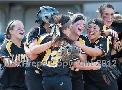 Thumbnail 2 in El Capitan vs Santana (CIF SDS D3 Final) photogallery.
