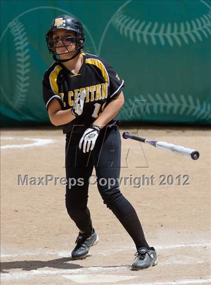 Thumbnail 1 in El Capitan vs Santana (CIF SDS D3 Final) photogallery.