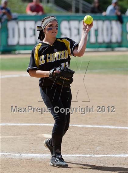 Thumbnail 2 in El Capitan vs Santana (CIF SDS D3 Final) photogallery.
