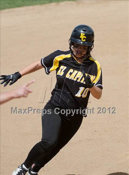 Thumbnail 3 in El Capitan vs Santana (CIF SDS D3 Final) photogallery.
