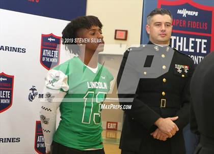 Thumbnail 2 in Marines H.S. Male Athlete of the Month -- Leviticus Tharpe photogallery.