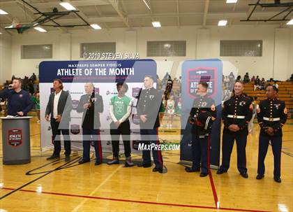 Thumbnail 2 in Marines H.S. Male Athlete of the Month -- Leviticus Tharpe photogallery.