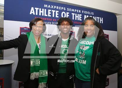 Thumbnail 2 in Marines H.S. Male Athlete of the Month -- Leviticus Tharpe photogallery.