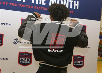 Thumbnail 1 in Marines H.S. Male Athlete of the Month -- Leviticus Tharpe photogallery.