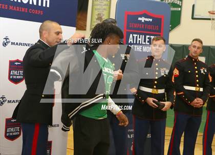Thumbnail 2 in Marines H.S. Male Athlete of the Month -- Leviticus Tharpe photogallery.