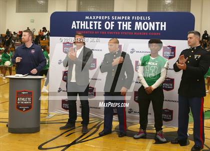 Thumbnail 1 in Marines H.S. Male Athlete of the Month -- Leviticus Tharpe photogallery.