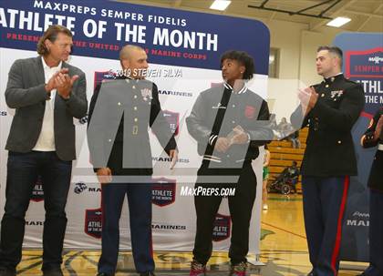 Thumbnail 3 in Marines H.S. Male Athlete of the Month -- Leviticus Tharpe photogallery.