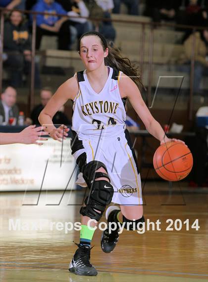 Thumbnail 3 in Claysburg-Kimmel vs Keystone (PIAA A 1st Round) photogallery.