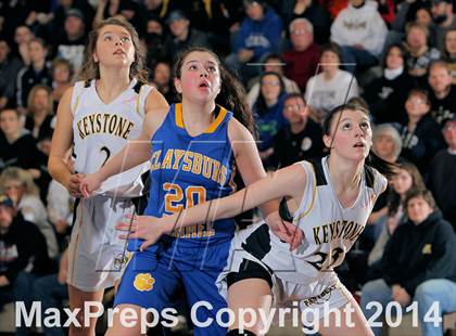 Thumbnail 1 in Claysburg-Kimmel vs Keystone (PIAA A 1st Round) photogallery.
