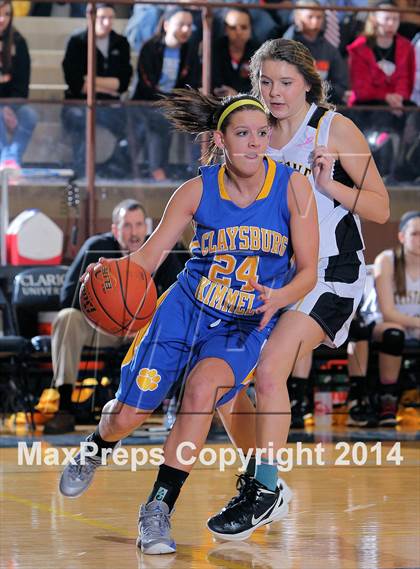 Thumbnail 2 in Claysburg-Kimmel vs Keystone (PIAA A 1st Round) photogallery.