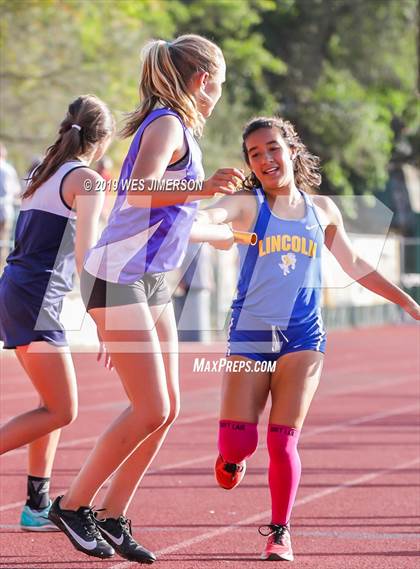 Thumbnail 2 in FVL Championships  (4X100 Relay, 4X400 Relay, 300 Low Hurdles) photogallery.