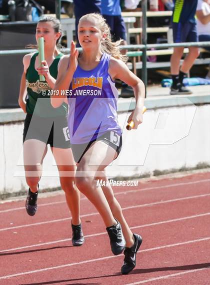 Thumbnail 3 in FVL Championships  (4X100 Relay, 4X400 Relay, 300 Low Hurdles) photogallery.
