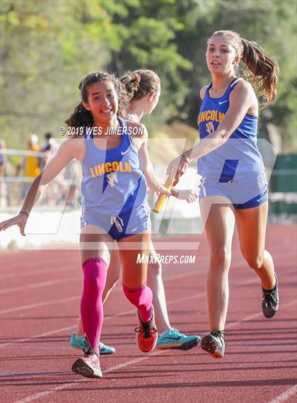 Thumbnail 1 in FVL Championships  (4X100 Relay, 4X400 Relay, 300 Low Hurdles) photogallery.