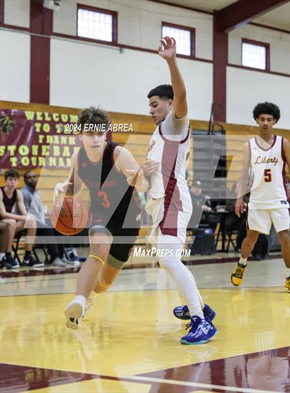 Thumbnail 2 in Campolindo @ Liberty (Stonebarger Tournament) Varsity Final photogallery.