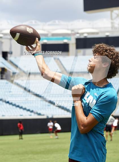 Thumbnail 1 in Fleming Island vs St. Augustine  (Jaguars Prep 11-On Tournament) photogallery.