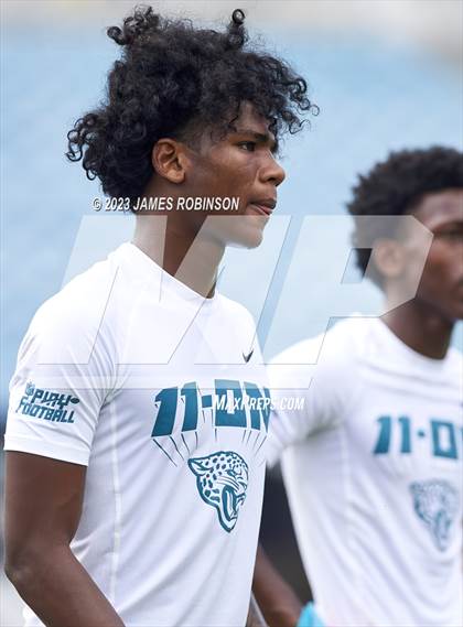 Thumbnail 1 in Fleming Island vs St. Augustine  (Jaguars Prep 11-On Tournament) photogallery.