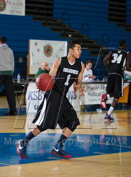 Thumbnail 3 in Palmdale vs Aubd Senior Sharks (National Prep Classic) photogallery.