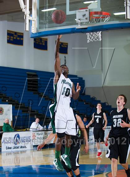 Thumbnail 3 in Palmdale vs Aubd Senior Sharks (National Prep Classic) photogallery.