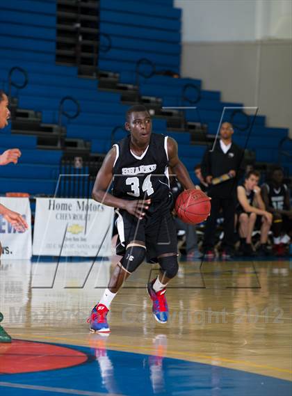 Thumbnail 3 in Palmdale vs Aubd Senior Sharks (National Prep Classic) photogallery.