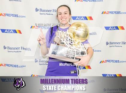 Thumbnail 2 in Millennium vs Flowing Wells (AIA 5A Finals) - AWARDS photogallery.