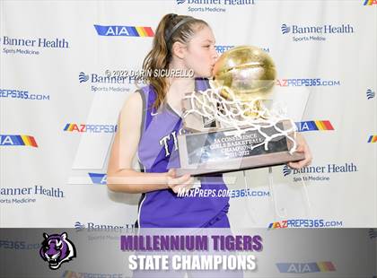 Thumbnail 2 in Millennium vs Flowing Wells (AIA 5A Finals) - AWARDS photogallery.