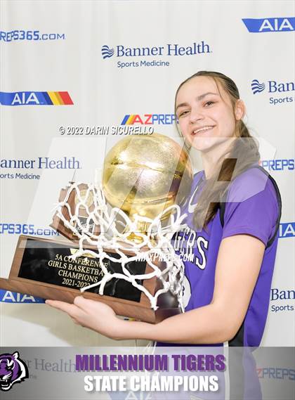 Thumbnail 3 in Millennium vs Flowing Wells (AIA 5A Finals) - AWARDS photogallery.